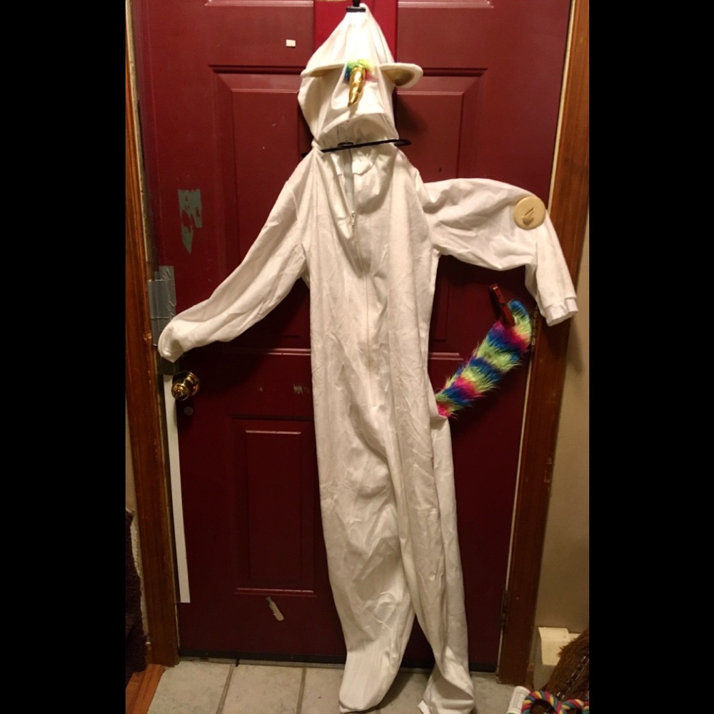 Owner and Dog Unicorn Costume Set